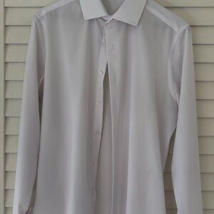 State And Liberty Athletic Fit Dress Shirt "The Springer" Solid White